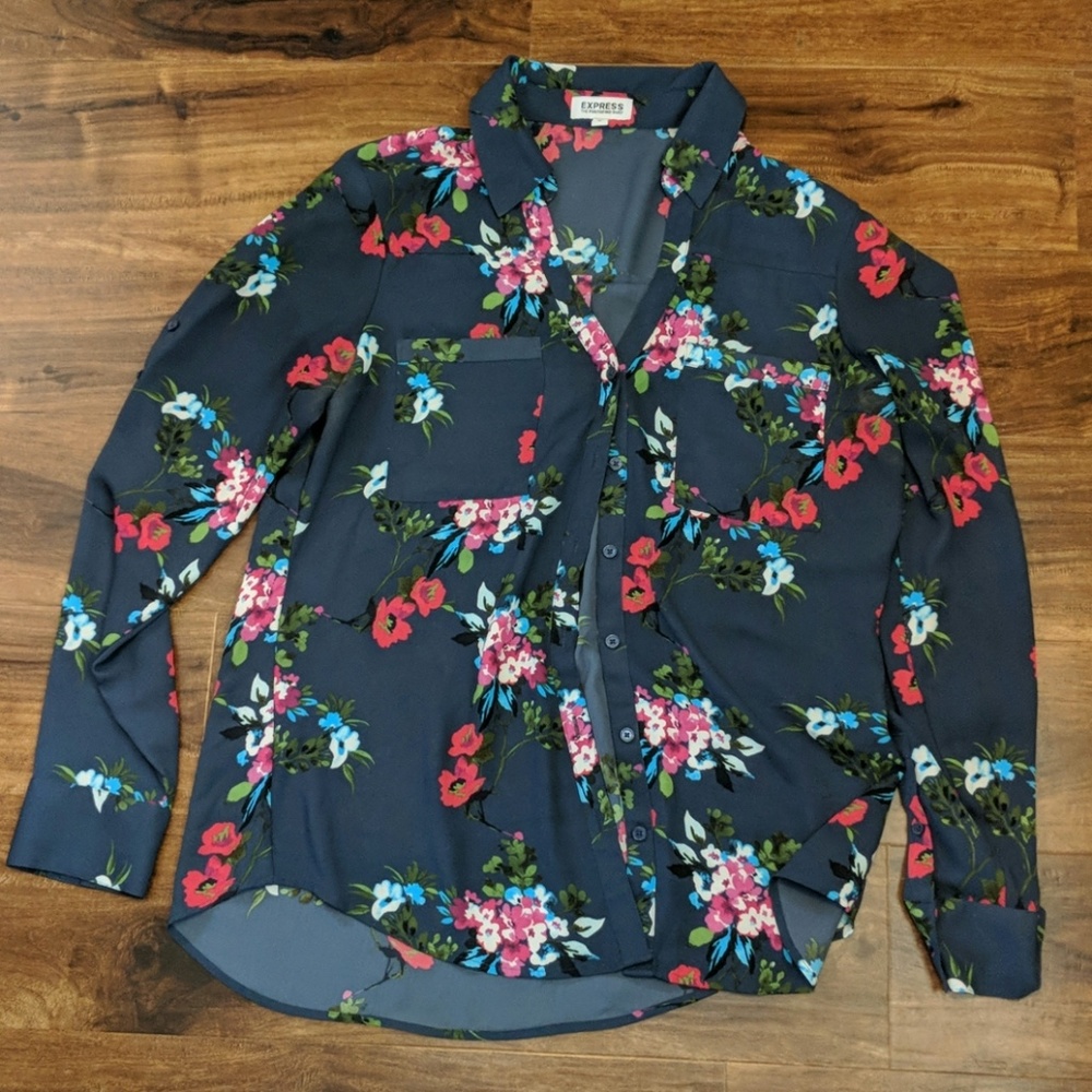 Express Floral Portfino Shirt